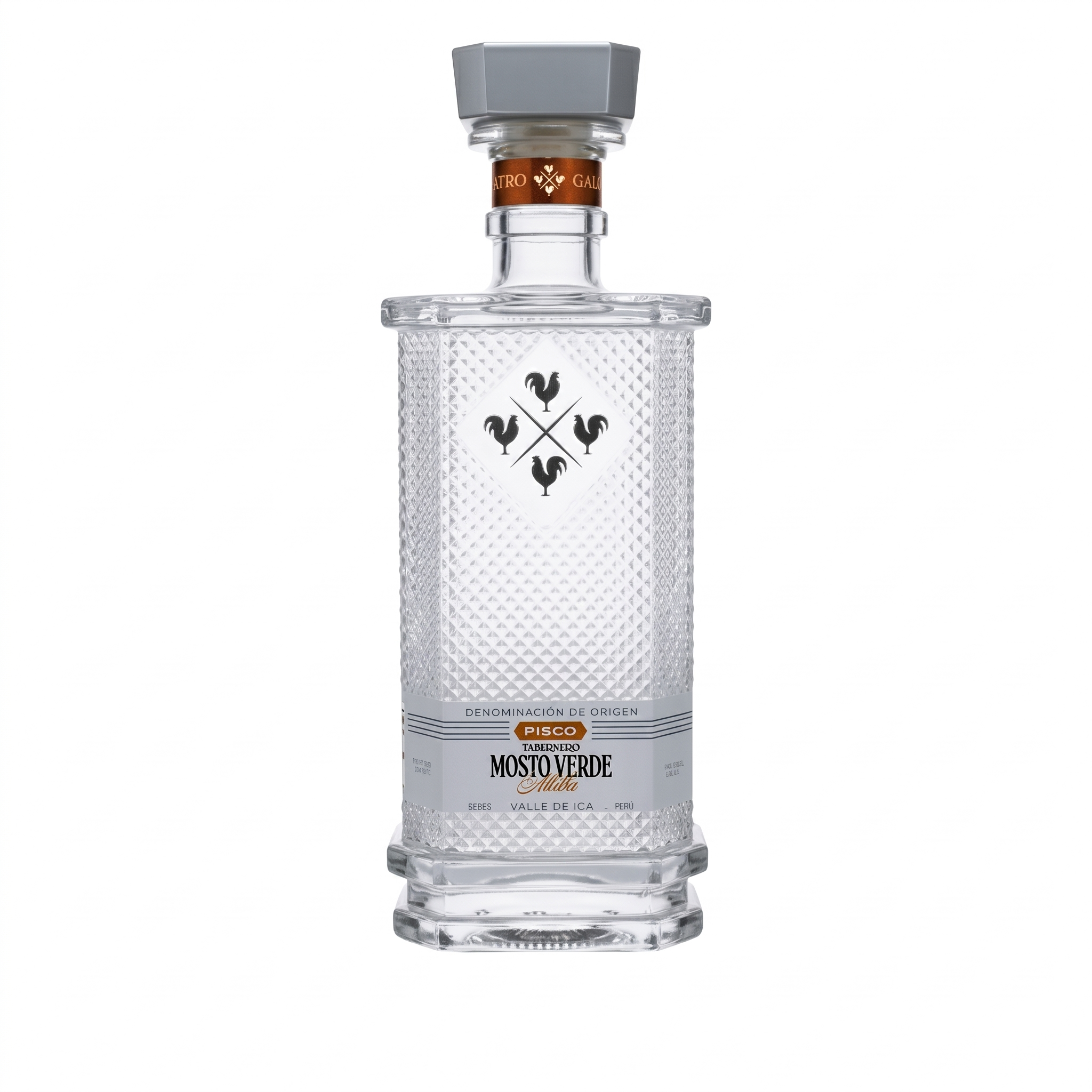 Pisco Cuatro Gallos Mosto Verde Italia 700ml