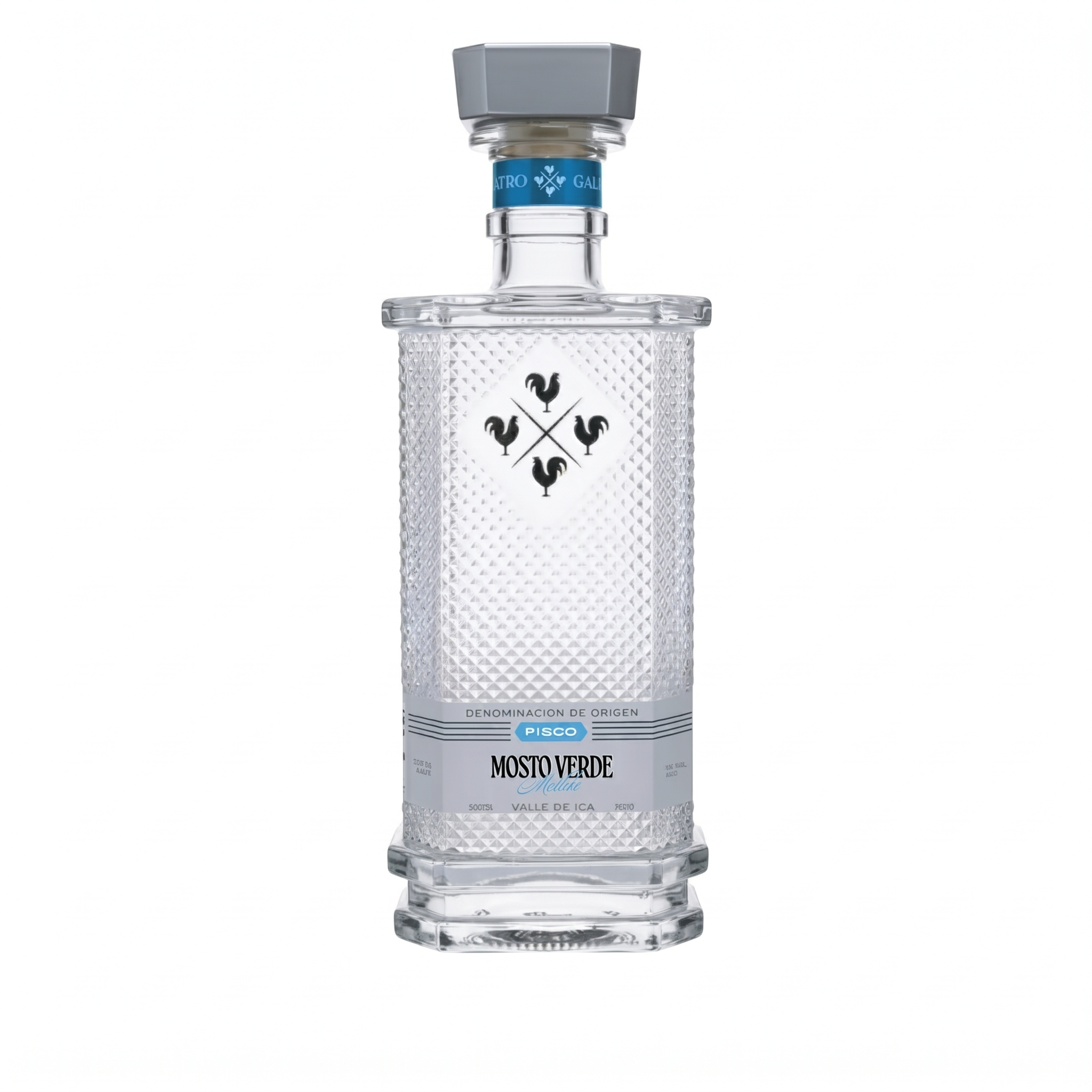Pisco Cuatro Gallos Mosto Verde Mollar 700ml ficha tecnica original SC Liquors